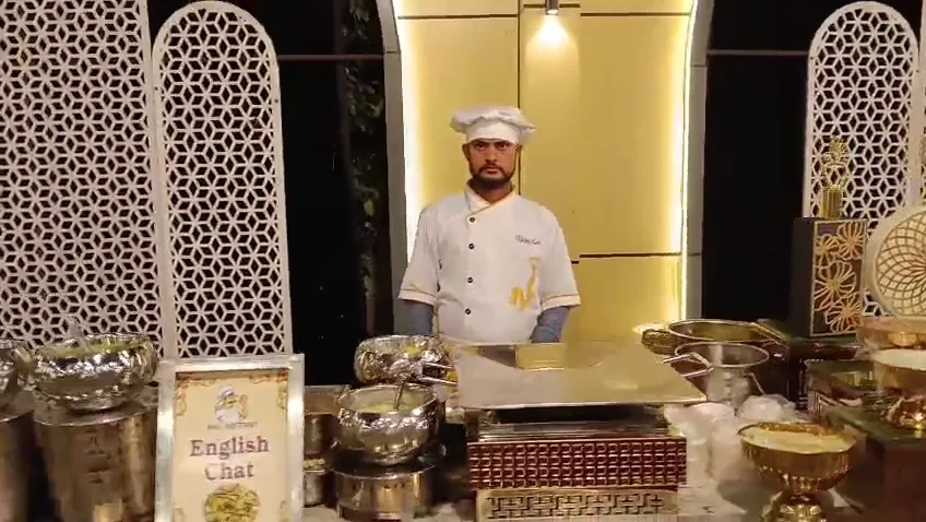 English chaat counter